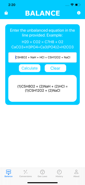 Chem Buddy: Equation Balancer(圖1)-速報App