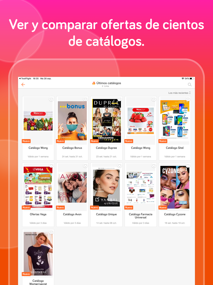Catálogos y ofertas de Perú