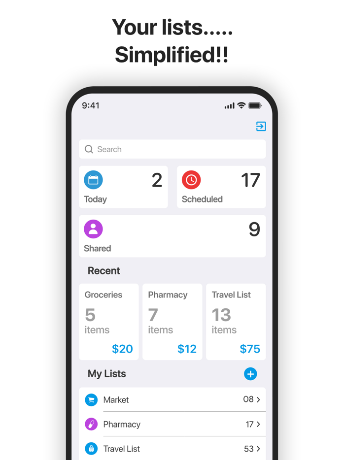 Lista - Simplified Lists