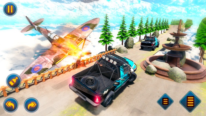 爬山3D汽车特技