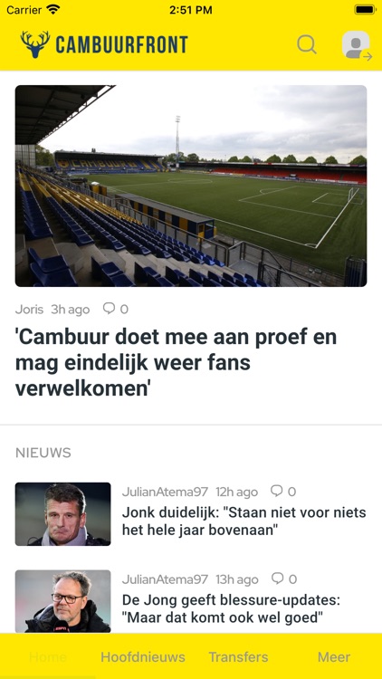 Cambuurfront Nieuws