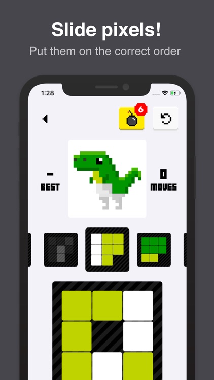 Sliding Pixel Art Puzzle Color