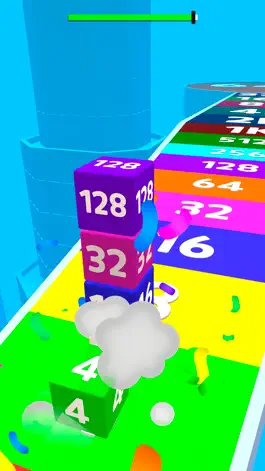 Game screenshot Merge Road Cube 2048 mod apk