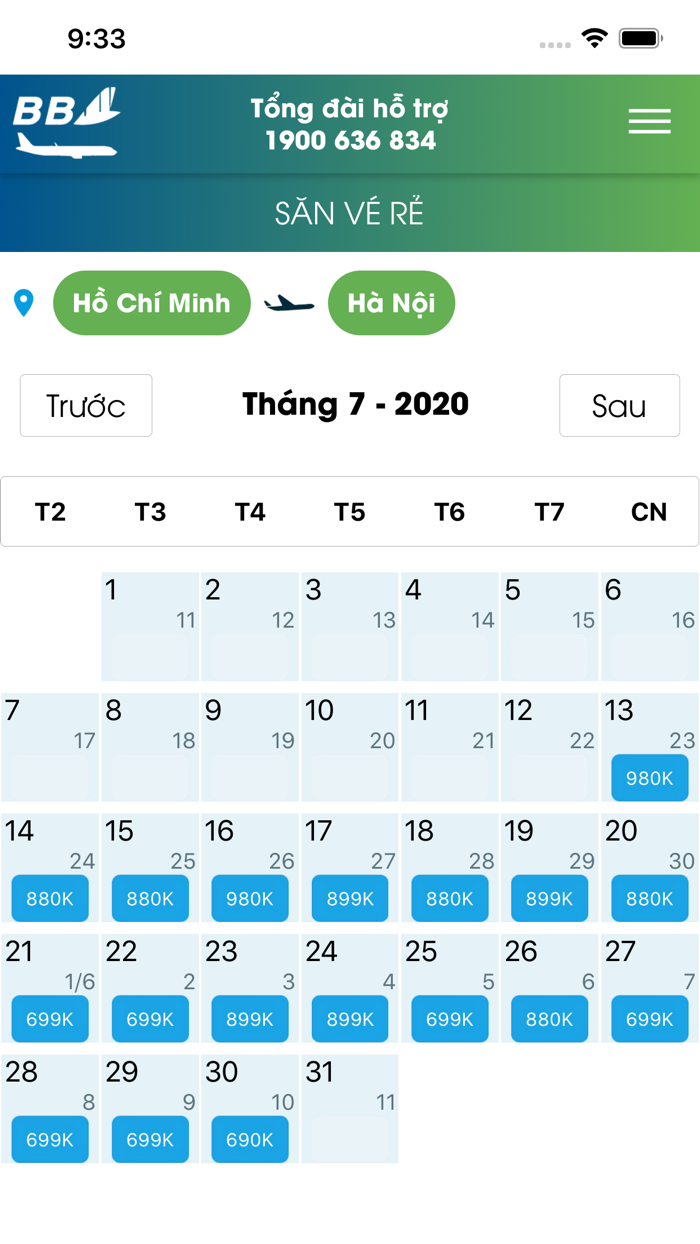 Đặt Vé Máy Bay Giá Rẻ Online