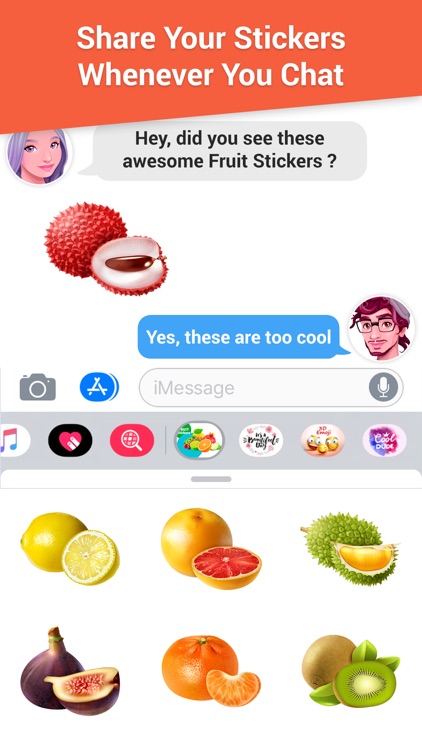 Fruit Stickers Pack