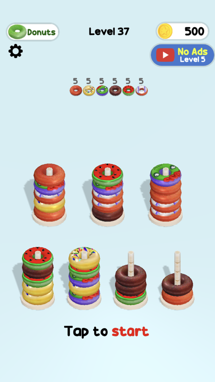 Sort Donuts 3D