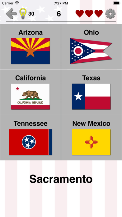 50 US States - American Quiz screenshot 2