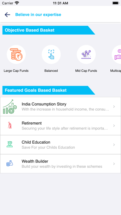 Indian Fund Bazaar screenshot 2