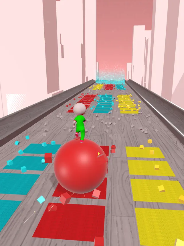 Big Ball Runner, game for IOS