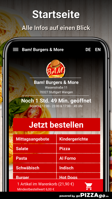 Bam Burgers Stuttgart Wangen screenshot 2