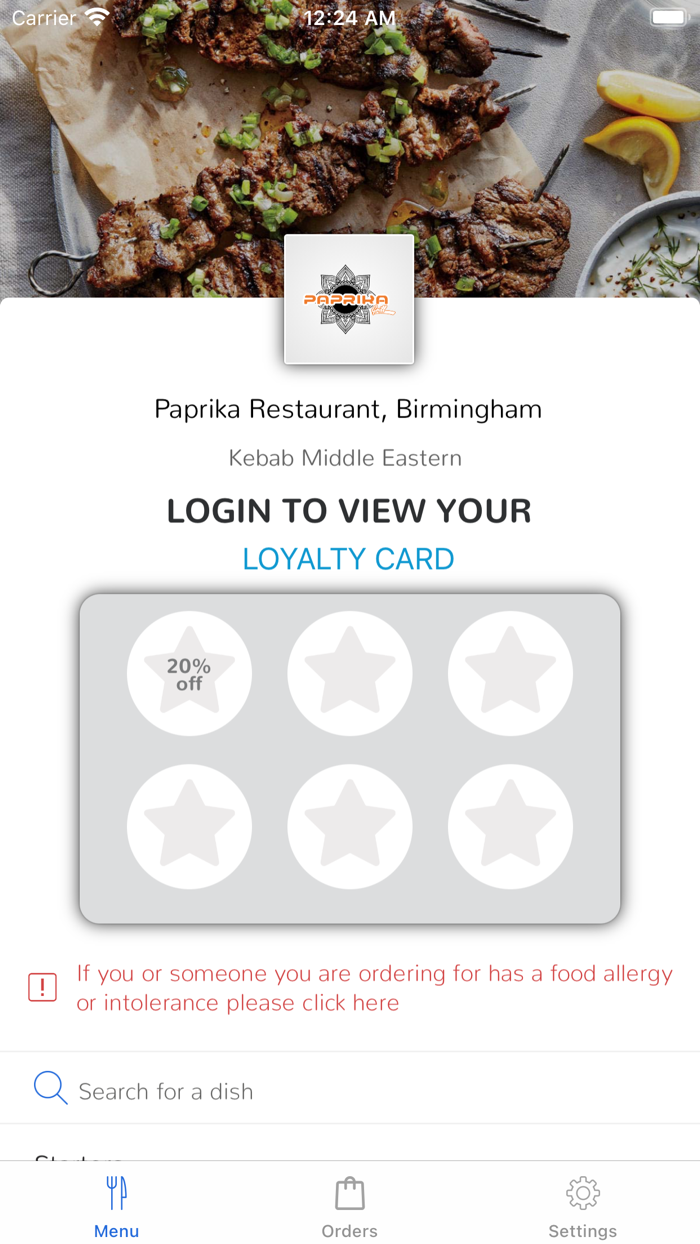 Paprika Restaurant, Birmingham