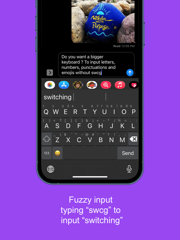 Highlighted Large Keyboard
