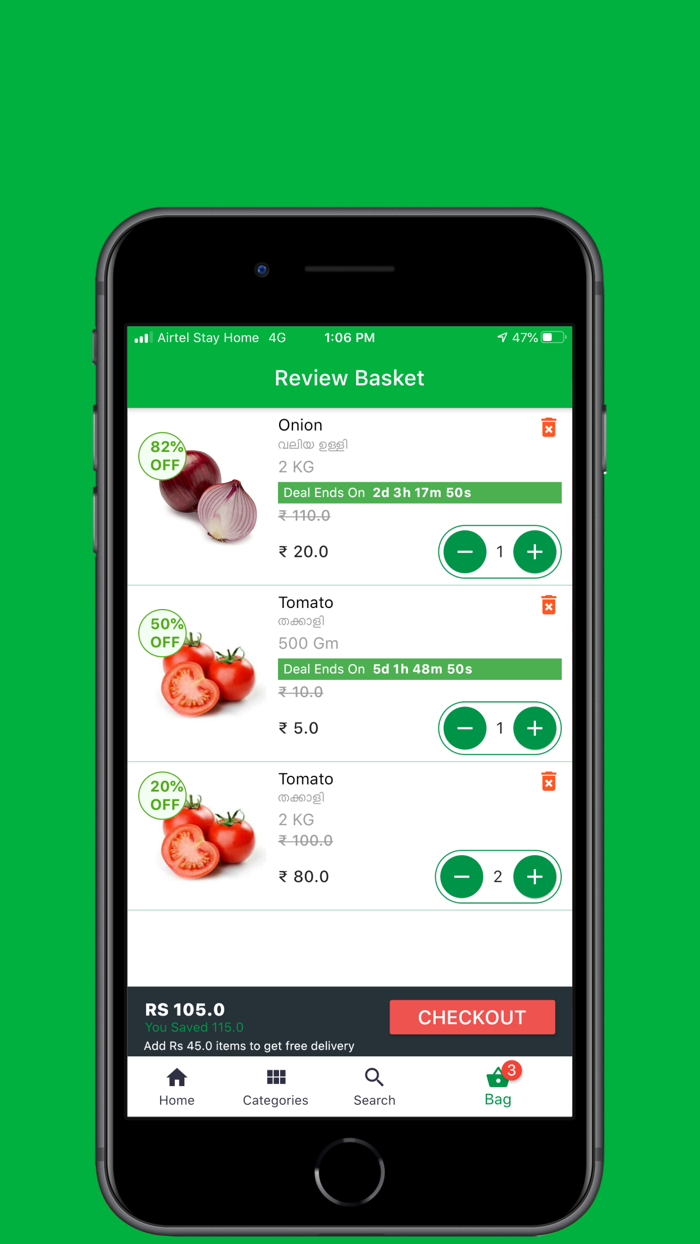 Naturecart- Grocery delivery