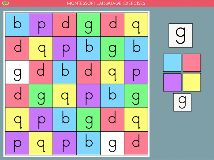 Montessori Letter Reversals