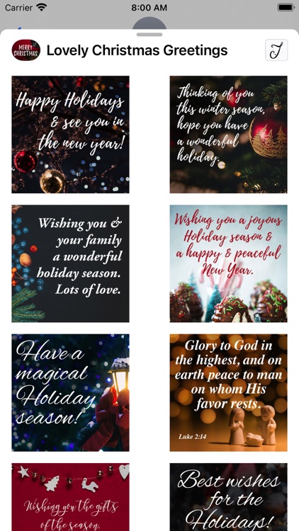 Lovely Christmas Greetings screenshot-3