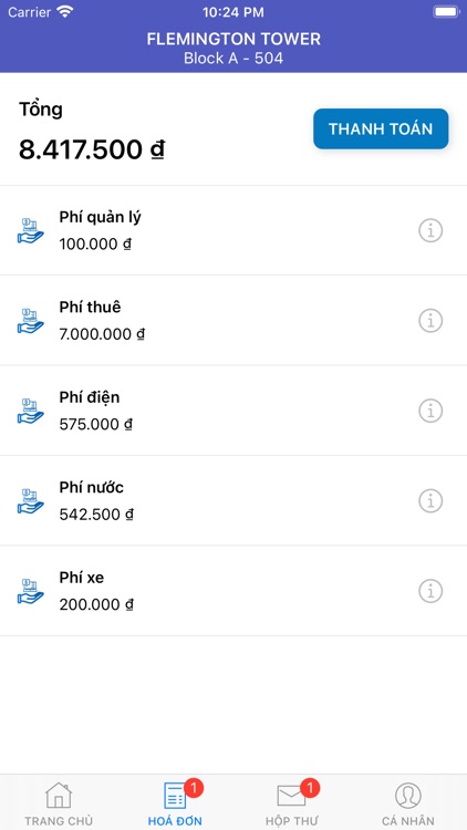 AGH -  Quản Lý Căn Hộ screenshot-3