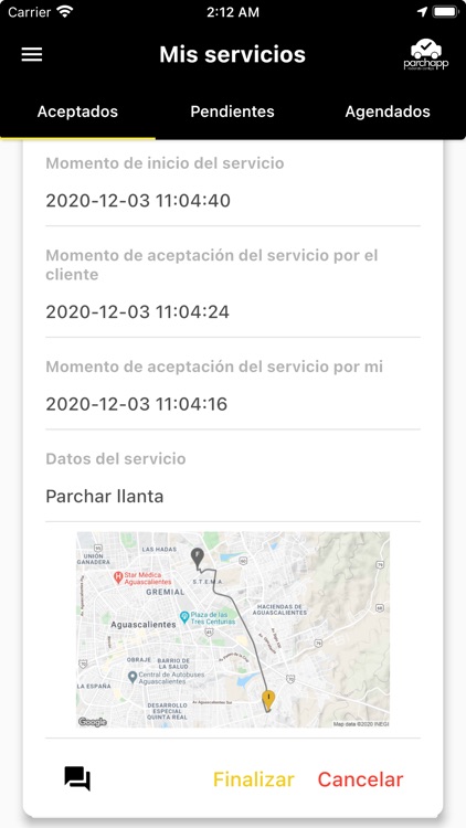 Parchapp Tecnico screenshot-3