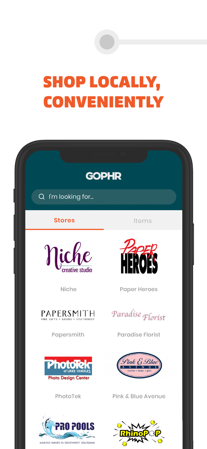 GOPHR Local Stores Delivered