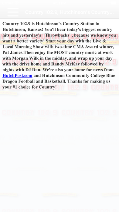 How to cancel & delete Country 102.9 Hutchinson, KS from iphone & ipad 3