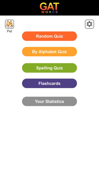 GAT Words Quiz