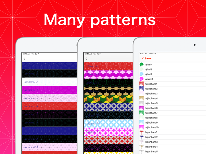 Notepad -Japanese pattern-