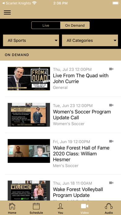 How to cancel & delete Wake Forest Gameday App from iphone & ipad 3