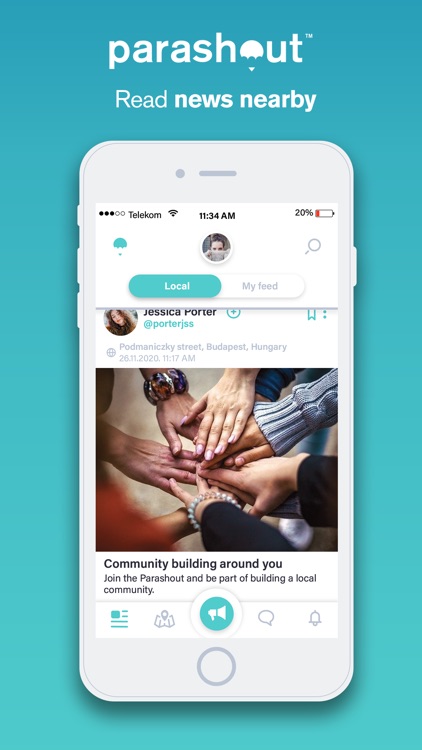 Parashout: Local community app