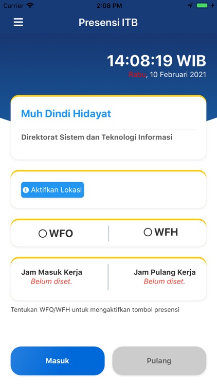 Presensi ITB