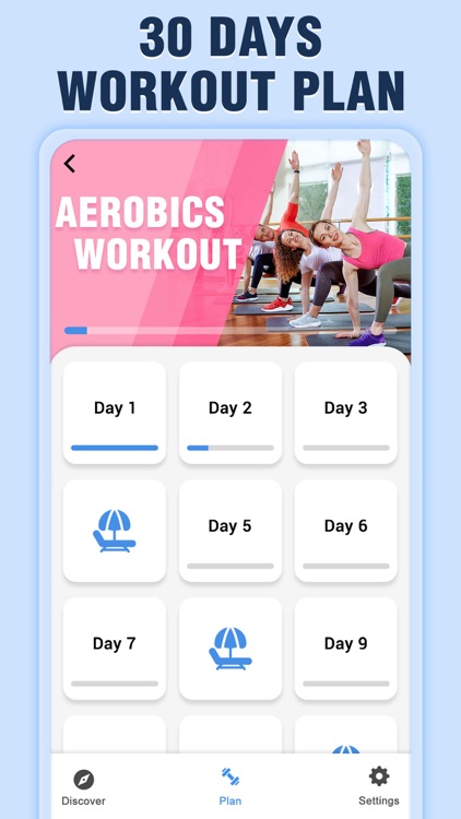 Aerobic dance workout online at home