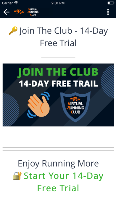 Virtual Running Club - We Run screenshot 4