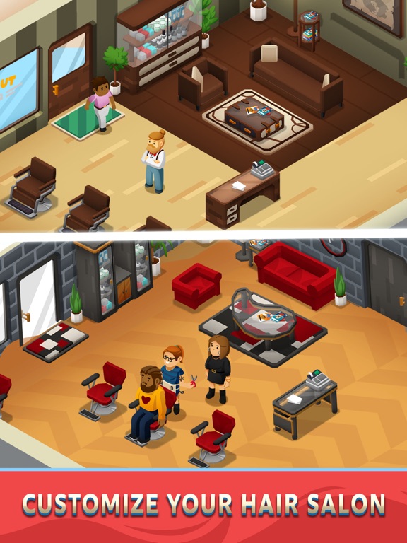 Idle Barber Shop Tycoon - Game screenshot 4