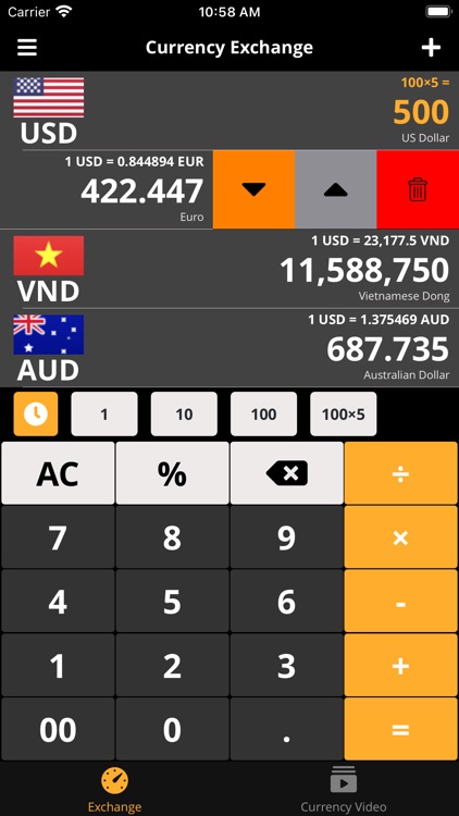 Currency Rate Calculator