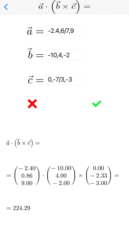 Vector calculator Math Physics screenshot-7