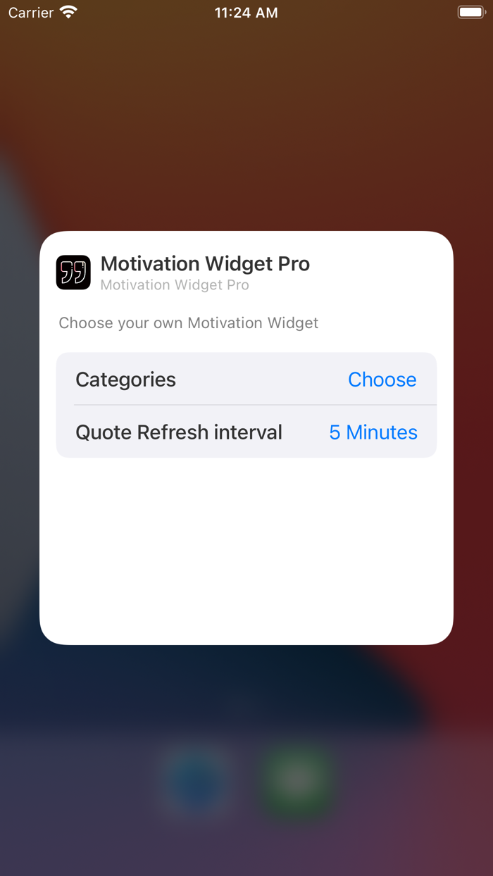 Motivation Widget Daily Quote