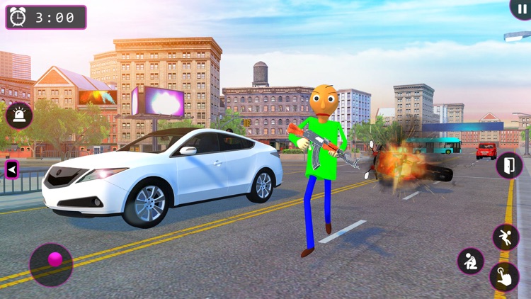 Baldi Stickman City Hero