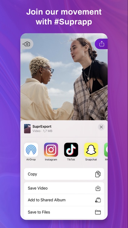 Supr: Camera & Stories Editor screenshot-6