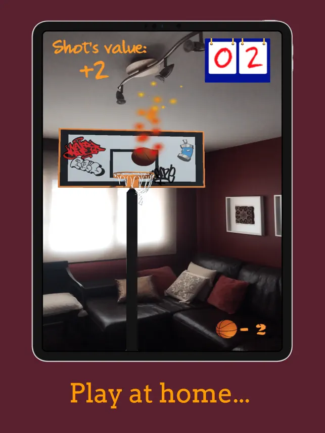 B-Ball AR, game for IOS