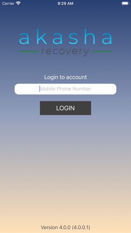 Akasha Recovery App