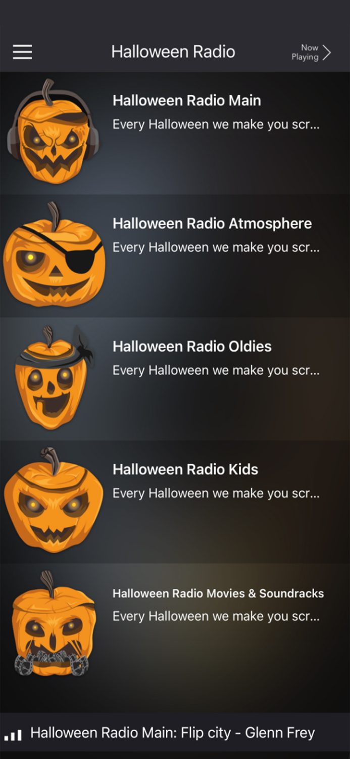 Halloween Radio official app