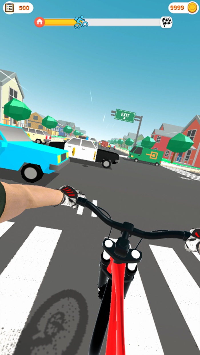 Delivery Bike  Traffic Escape