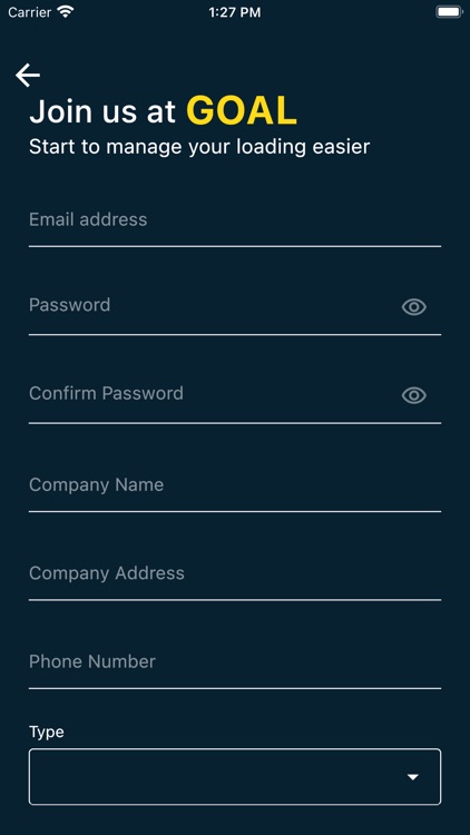 GOAL - GO App for Loading