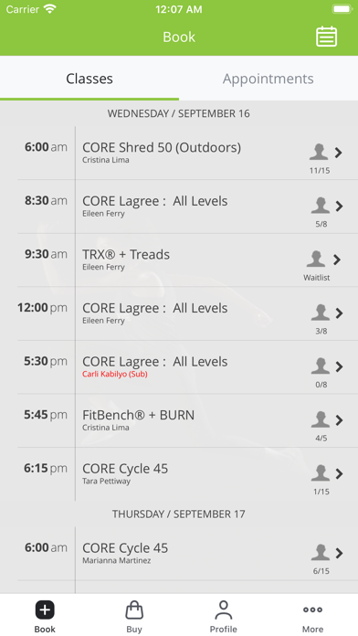 CORE Cycle.Fitness.Lagree screenshot 2