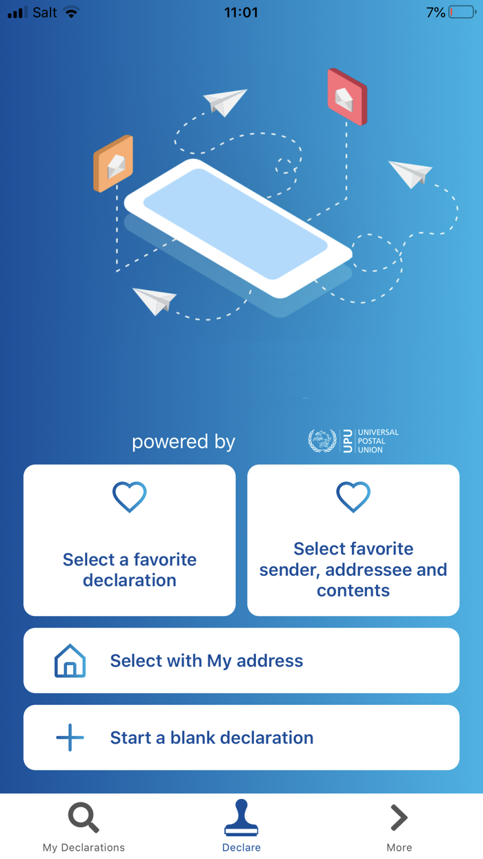 EAD Customs Declarations