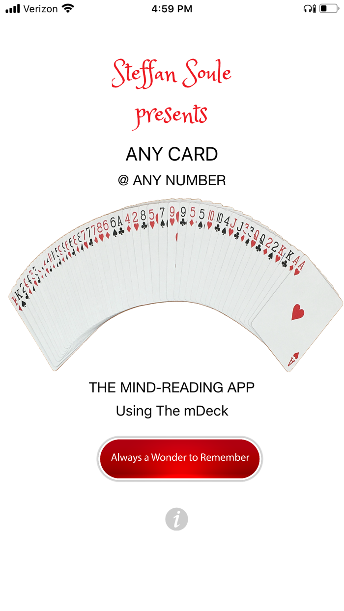 Any Card at Any Number