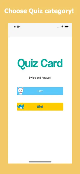 Game screenshot QuizCard -Swipe and Answer- mod apk
