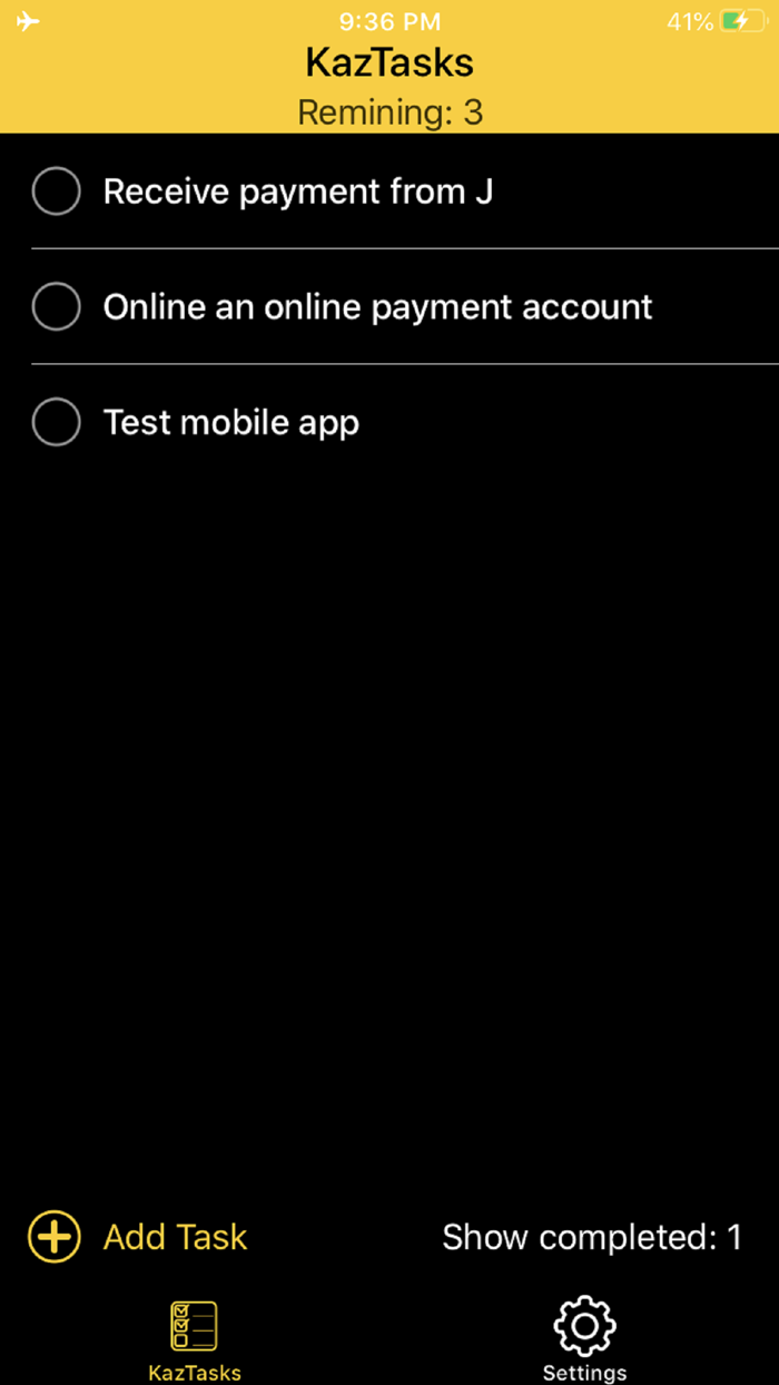 KazTasks - Secure Tasks