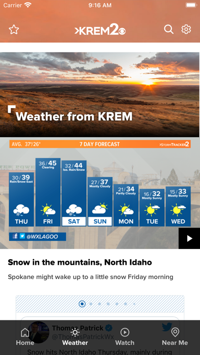 Spokane News from KREM screenshot 2