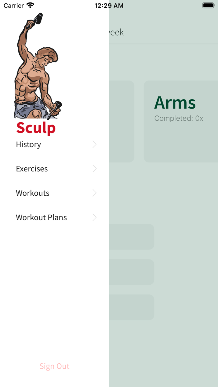 Sculp - Workout Tracker
