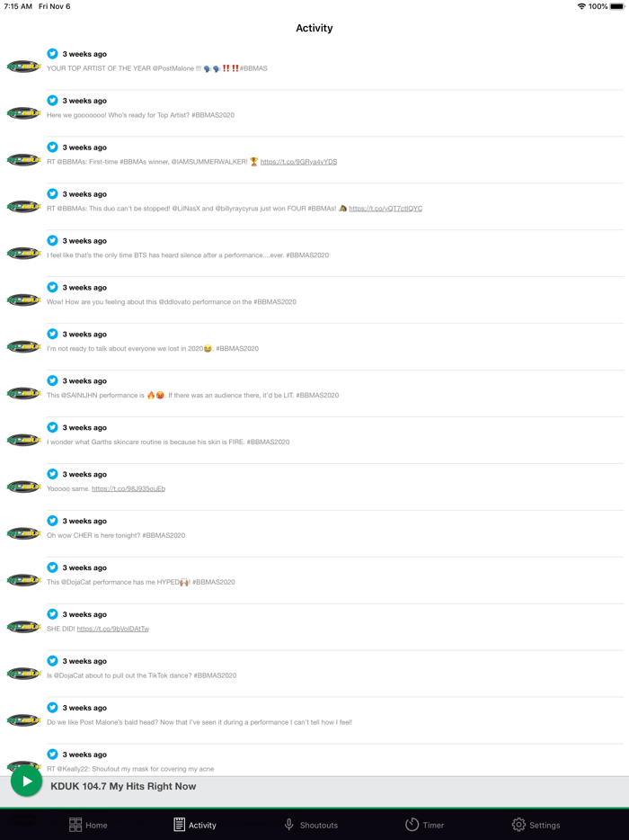 KDUK 104.7 My Hits Right Now