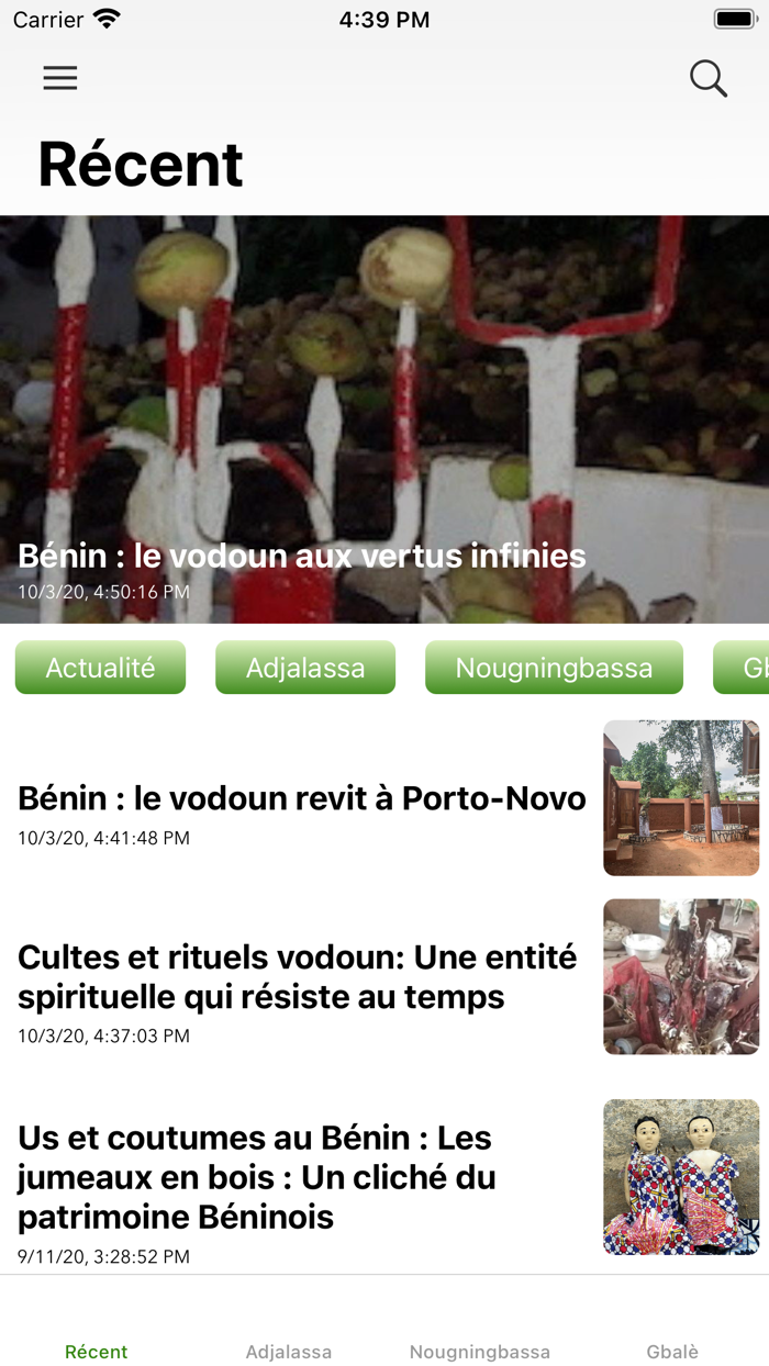 Hwendoho  Médias endogènes